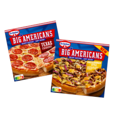 Alle Dr. Oetker Big Americans pizza